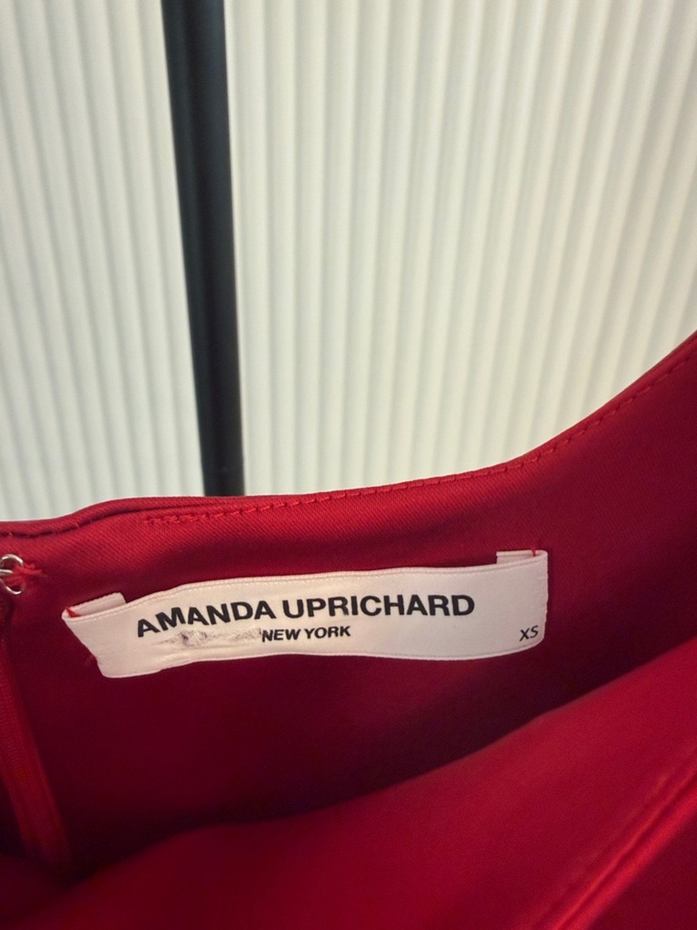 Amanda Uprichard Red Sleeveless Romper - Picture 2 of 3